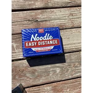 Noodle Easy Distance Golf Balls 12 Pack (One Dozen) White Brand New
